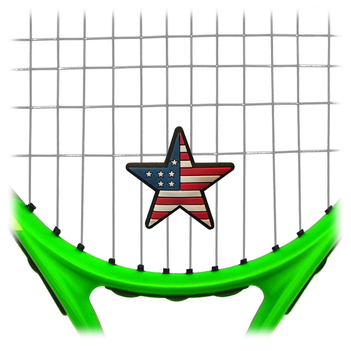 American Flag Star Tennis Dampener